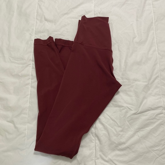 lululemon athletica Pants - Lululemon align full length- red merlot